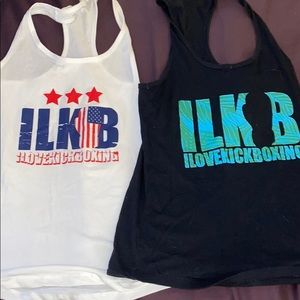 I love kickboxing tank top